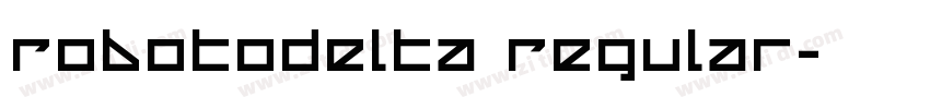 RobotoDelta Regular字体转换